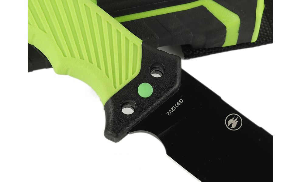Ніж Ganzo G8012V2 (Green), Колір руків'я: Green, зображення 6