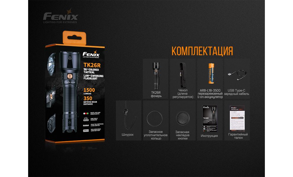 Ліхтар ручний Fenix TK26R, зображення 21