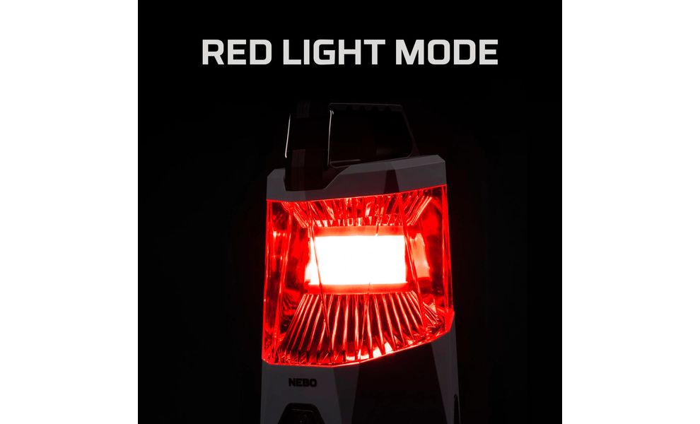 Кемпінговий ліхтар з акумулятором та функцією павербанк Nebo Galileo 500: червоне світло, Micro USB, зображення 6