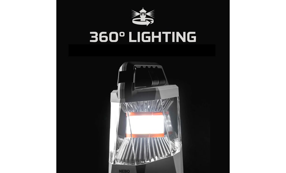 Кемпінговий ліхтар з акумулятором та функцією павербанк Nebo Galileo 500: червоне світло, Micro USB, зображення 8