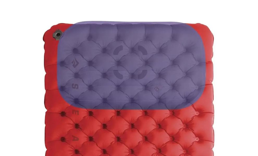Надувний каремат Sea to Summit Comfort Plus Insulated - Rectangular Large: з мішком-насосом, Товщина: 8, Тип розміру: Rectangular Large, Колір виробника: Red, зображення 5
