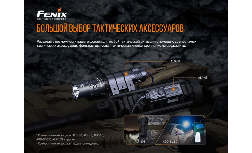 Ліхтар ручний Fenix PD36TAC, зображення 15