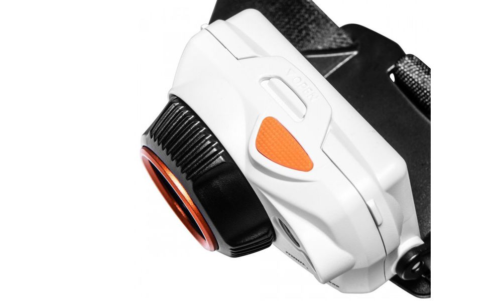 Налобний ліхтар на батарейках з сенсорним керуванням Mactronic Maverick White Peak, зображення 5