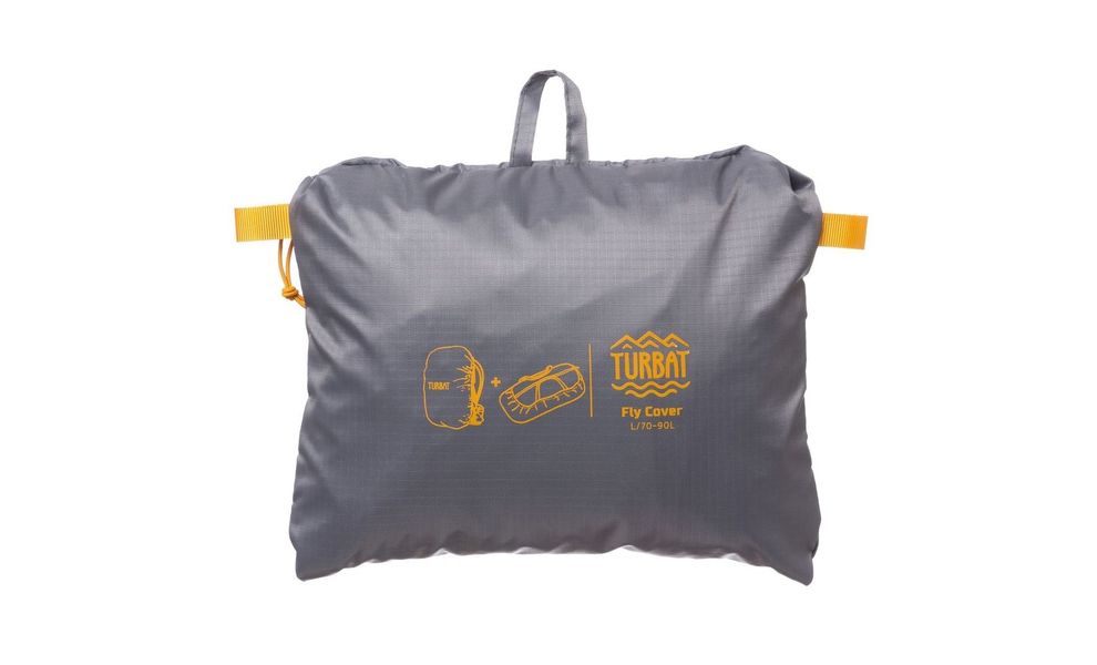 Дощовик на рюкзак Turbat Flycover - L (Grey), 70-90 л, Об'єм рюкзака: 70-90, Колір виробника: Grey, зображення 6
