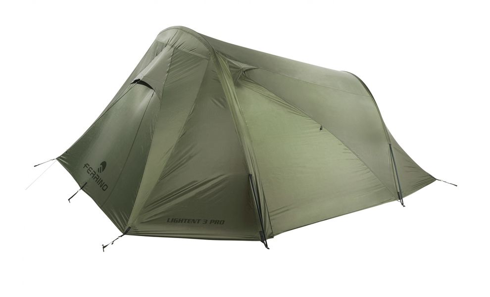3-місний ультралегкий намет Ferrino Lightent 3 Pro (Olive Green): двошаровий, Кількість місць: 3, Колір: Olive Green, зображення 3
