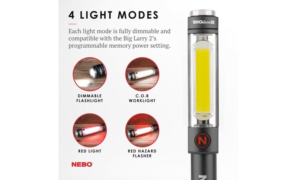 Ручний ліхтар Nebo Big Larry 2, зображення 9
