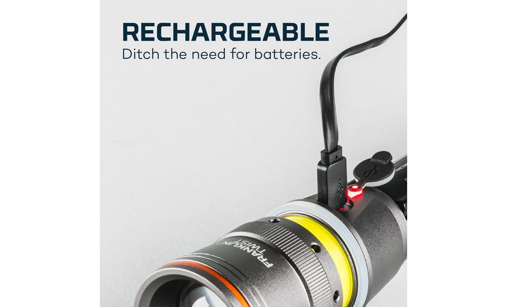 Ручний ліхтар Nebo Franklin Twist RC, зображення 7