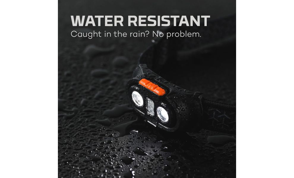 Налобний ліхтар з акумулятором Nebo Einsten 1000 Flex з червоним світлом, USB Type-C, зображення 4