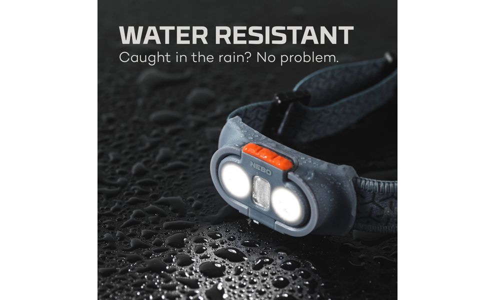 Налобний ліхтар на батарейках Nebo Einsten 500 з червоним світлом, зображення 9