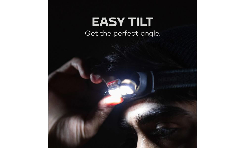 Налобний ліхтар на батарейках Nebo Einsten 500 з червоним світлом, зображення 11