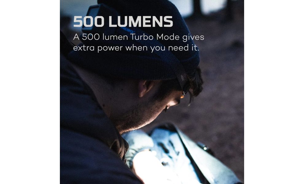 Налобний ліхтар на батарейках Nebo Einsten 500 з червоним світлом, зображення 12