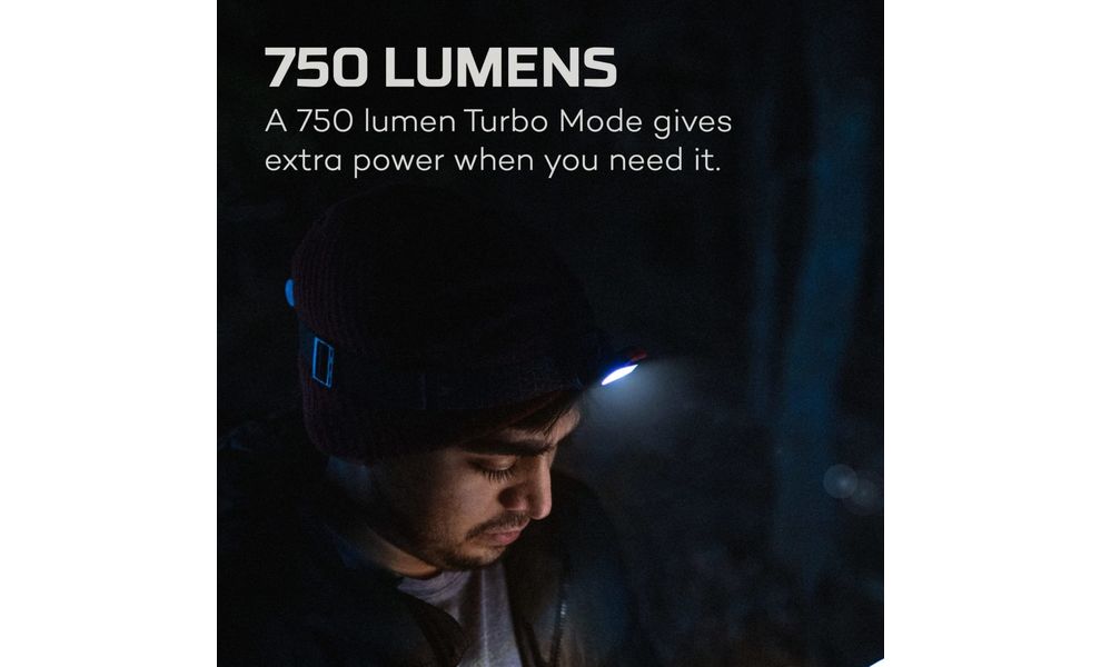 Налобний ліхтар на батарейках Nebo Einsten 750 з червоним світлом, зображення 9