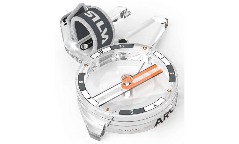 Компас Silva Orienteering Arc Jet C S, Рука (для великого пальця): права, зображення 7