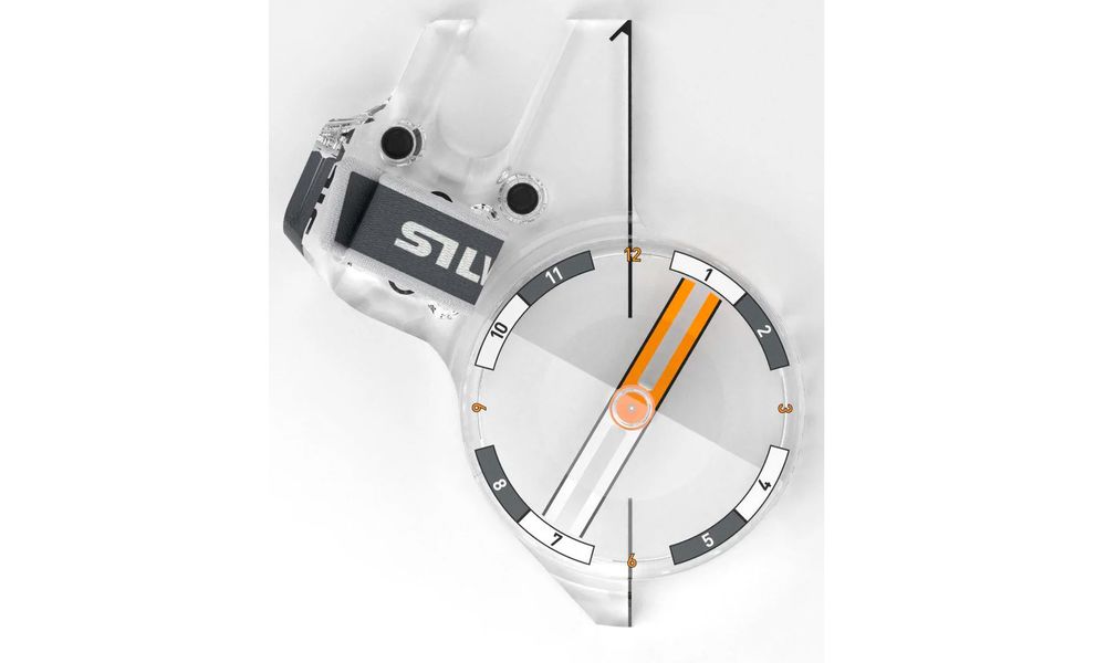 Компас Silva Orienteering Arc Jet C S, Рука (для великого пальця): права, зображення 2