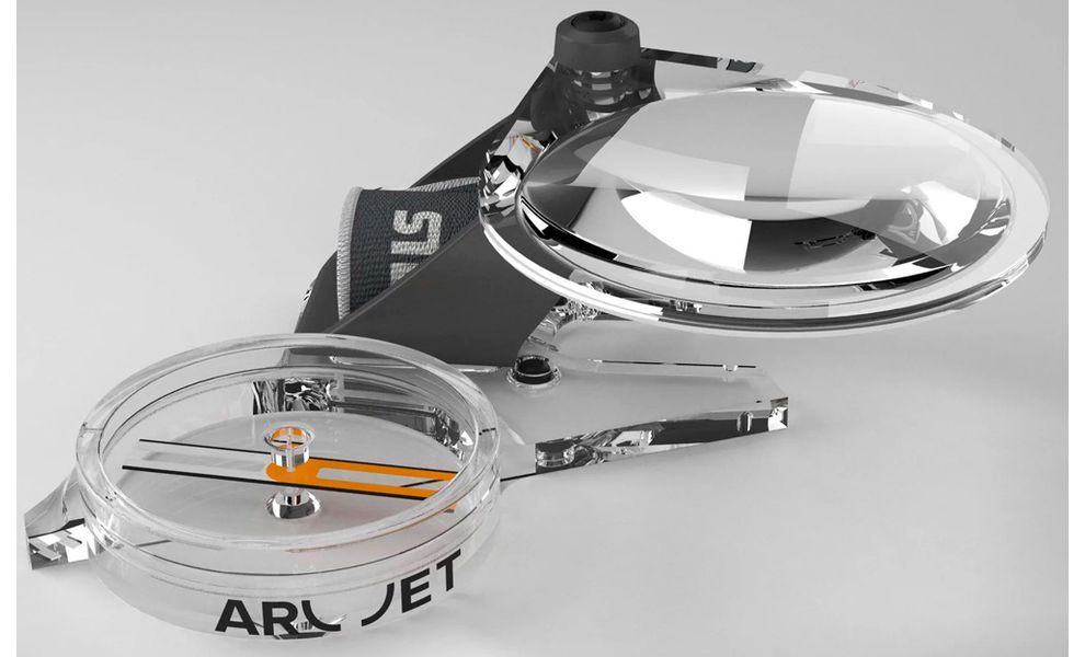 Компас Silva Orienteering Arc Jet, Рука (для великого пальця): ліва, зображення 5