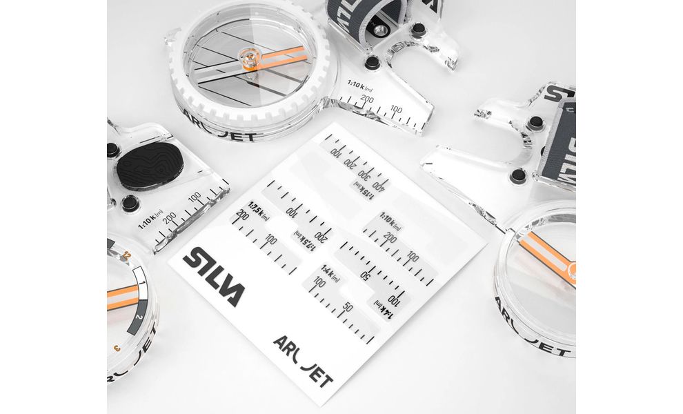 Компас Silva Orienteering Arc Jet, Рука (для великого пальця): права, зображення 7