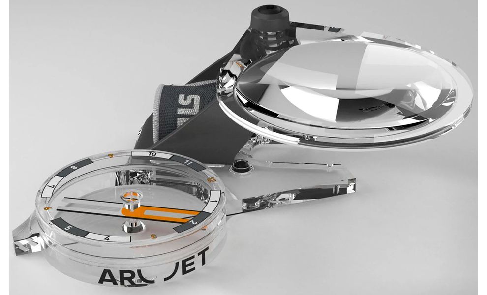 Компас Silva Orienteering Arc Jet S, Рука (для великого пальця): права, зображення 8