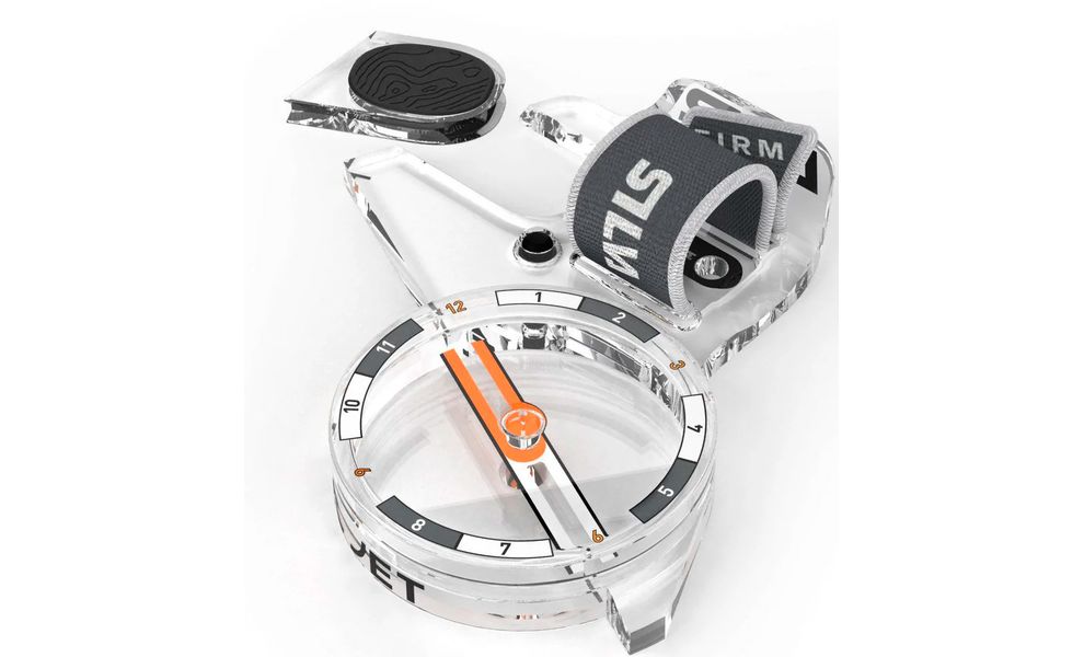Компас Silva Orienteering Arc Jet S, Рука (для великого пальця): права, зображення 2