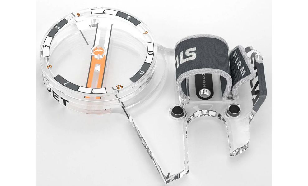 Компас Silva Orienteering Arc Jet S, Рука (для великого пальця): права, зображення 4