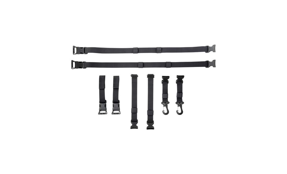 Набір ремінців з пряжками Tasmanian Tiger Pouch Harness Adapter (Black), зображення 2