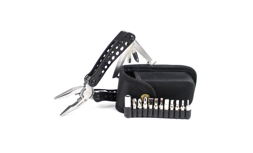 Мультитул з чохлом та бітами Ganzo G204 - 25 функцій, зображення 3