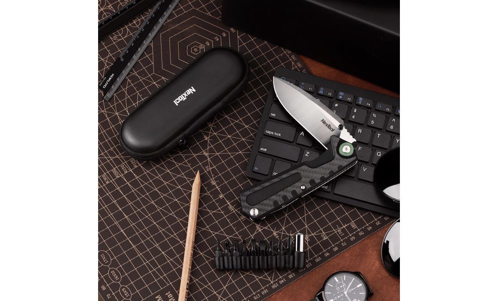 Ніж багатофункціональний з чохлом та бітами NexTool NE20021 - 13 функцій, зображення 5