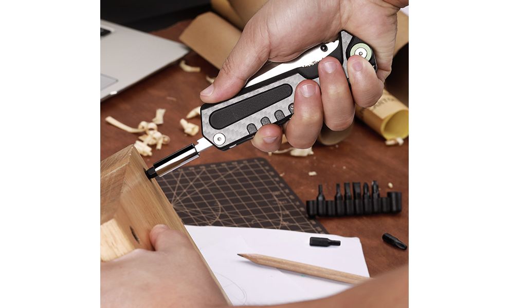 Ніж багатофункціональний з чохлом та бітами NexTool NE20021 - 13 функцій, зображення 6