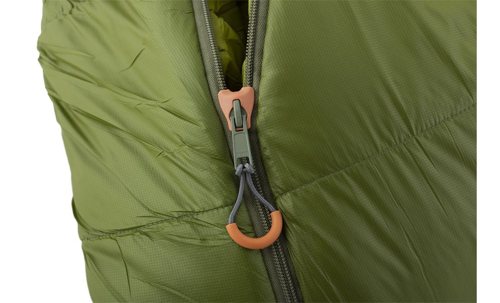Демісезонний туристичний спальник Pinguin Spirit CCS 195 (Green) до -12°C: з капюшоном, Максимальний зріст користувача: 195, Колір: Green, Сторона застібки: права, зображення 3