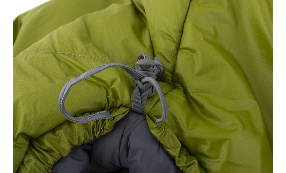 Демісезонний туристичний спальник Pinguin Spirit CCS 195 (Green) до -12°C: з капюшоном, Максимальний зріст користувача: 195, Колір: Green, Сторона застібки: ліва, зображення 4