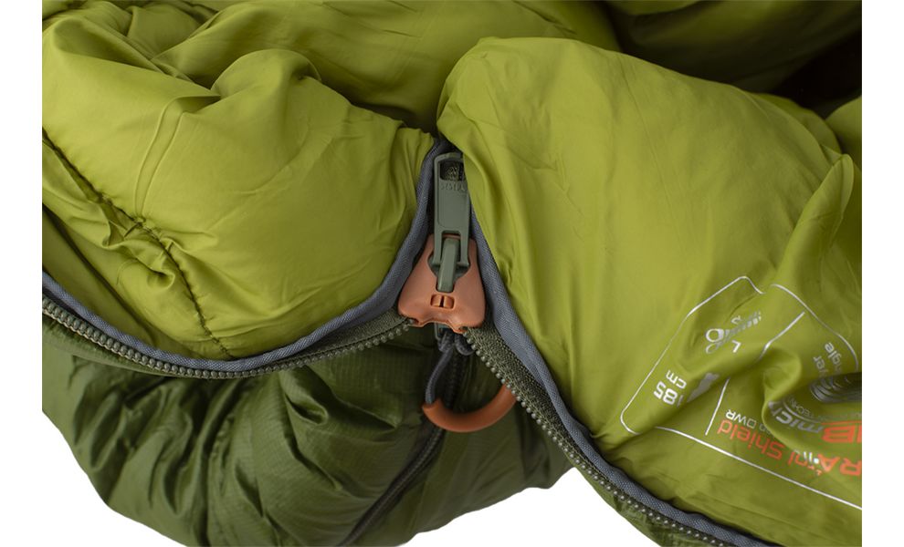 Демісезонний туристичний спальник Pinguin Spirit CCS 195 (Green) до -12°C: з капюшоном, Максимальний зріст користувача: 195, Колір: Green, Сторона застібки: ліва, зображення 7