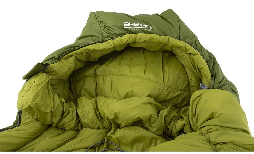 Демісезонний туристичний спальник Pinguin Spirit CCS 195 (Green) до -12°C: з капюшоном, Максимальний зріст користувача: 195, Колір: Green, Сторона застібки: ліва, зображення 9