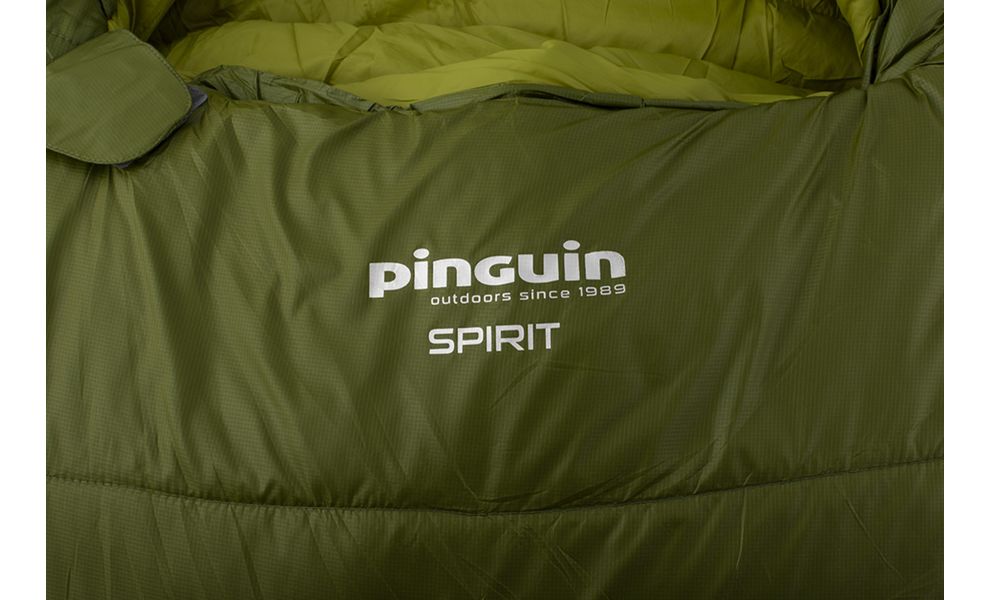 Демісезонний туристичний спальник Pinguin Spirit CCS 195 (Green) до -12°C: з капюшоном, Максимальний зріст користувача: 195, Колір: Green, Сторона застібки: ліва, зображення 10