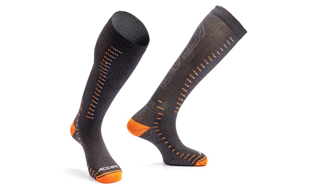 Лижні шкарпетки Accapi Ski Ergoracing - H0904 (931/Black-Orange), Колір: 931/Black-Orange, Розмір: III (EU 42-44), зображення 2