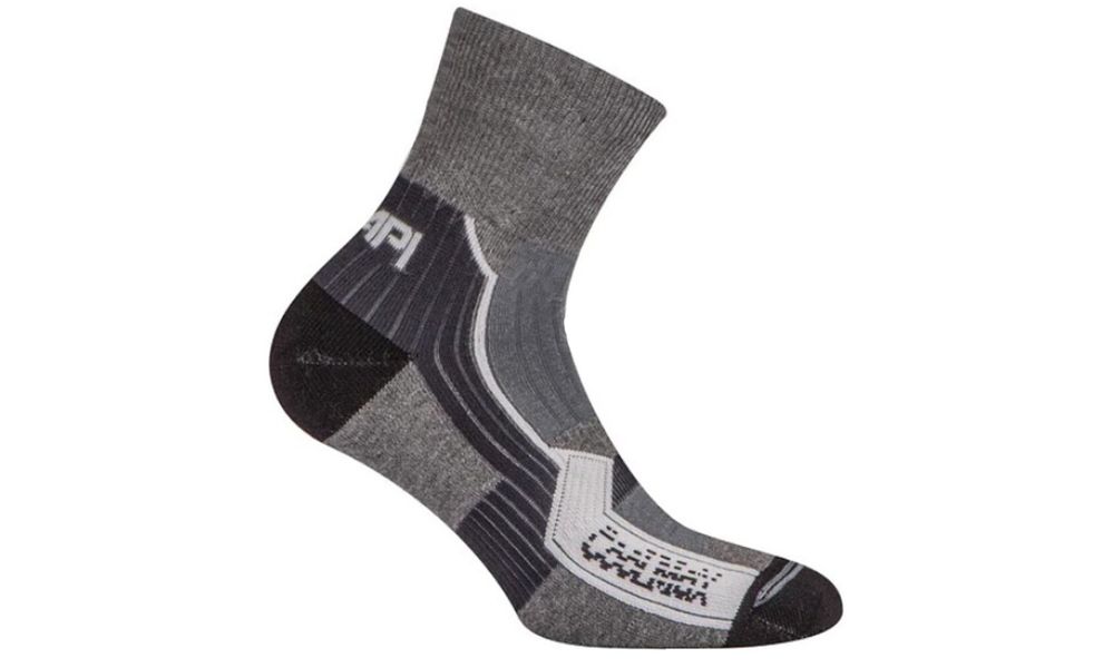 Трекінгові шкарпетки Accapi Hiking Quarter - H0722 (6199/Grey-Black), Колір: 6199/Grey-Black, Розмір: III (EU 42-44), зображення 2