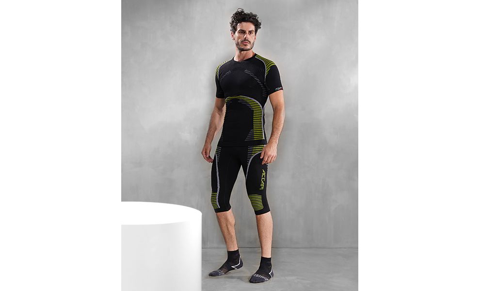 Термофутболка чоловіча Accapi HealthPower - NA400 (909/Black-Lime), Колір виробника: 909/Black/Lime, Розмір виробника: XL/XXL, зображення 9