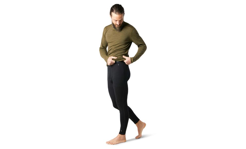 Термоштани чоловічі SmartWool Classic Termal Merino 250 Baselayer - SW016362 (001/Black), Колір виробника: 001/Black, Розмір виробника: XL, зображення 3
