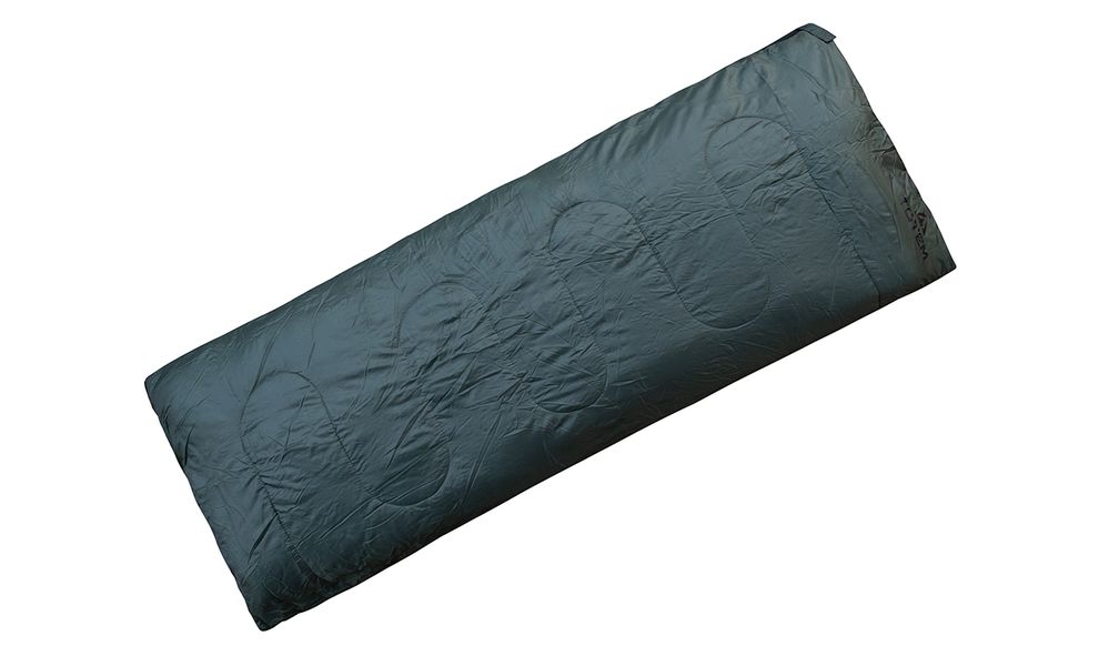 Демісезонний кемпінговий спальник-ковдра Totem Ember до 5°C, Максимальний зріст користувача: 190, Колір: Green, Сторона застібки: права, зображення 2