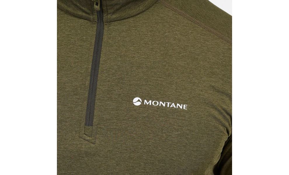 Термокофта чоловіча Montane Dart Thermo Zip Neck - MDTZN (Kelp Green), Колір виробника: Kelp Green, Розмір виробника: S, зображення 2