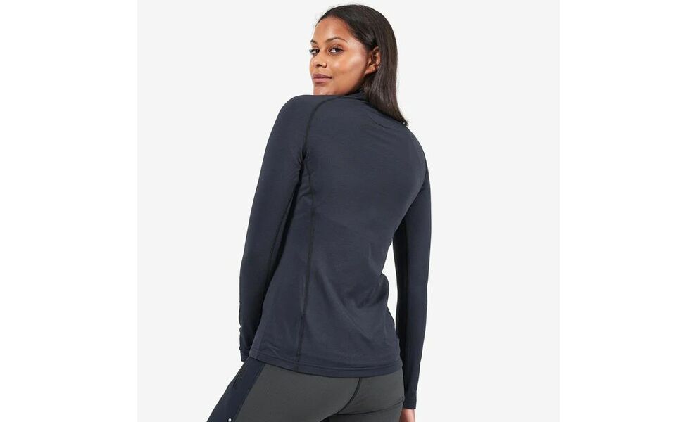 Термокофта жіноча Montane Dart Thermo Zip Neck - FDTZN (Black), Колір виробника: Black, Розмір виробника: M/EU 38, зображення 3