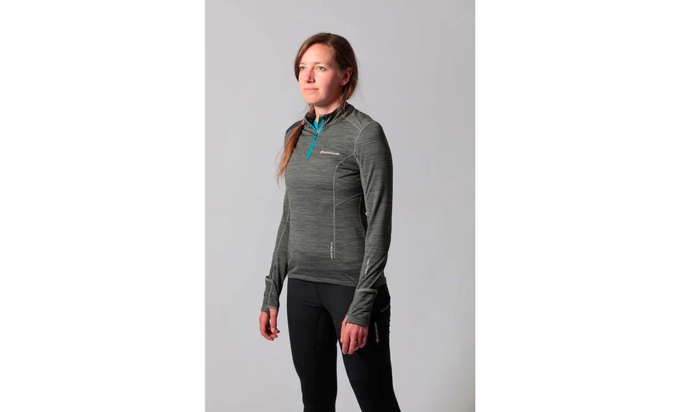 Термокофта жіноча Montane Katla Pull-On - FKAPO (Stratus Grey), Колір виробника: Stratus Grey, Розмір виробника: L/EU 40, зображення 4