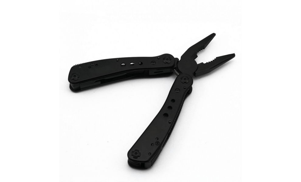 Мультитул з чохлом та бітами Ganzo G201 (Black) - 25 функцій, Колір рукоятки: Black, Колір інструментів: Black, зображення 3