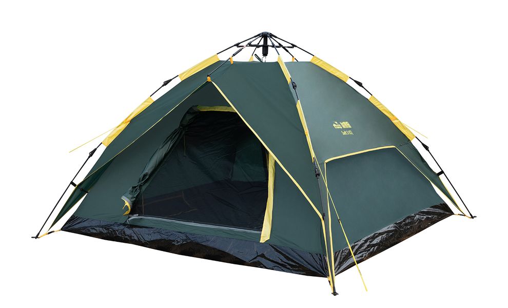 Намет Tramp TRT-098 Swift 3 V2 (Green/Yellow), 3-місний, Кількість місць: 3, Колір: Green/Yellow, зображення 3