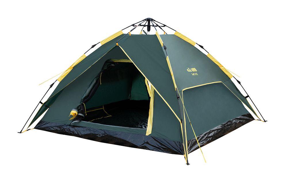 Намет Tramp TRT-098 Swift 3 V2 (Green/Yellow), 3-місний, Кількість місць: 3, Колір: Green/Yellow, зображення 4