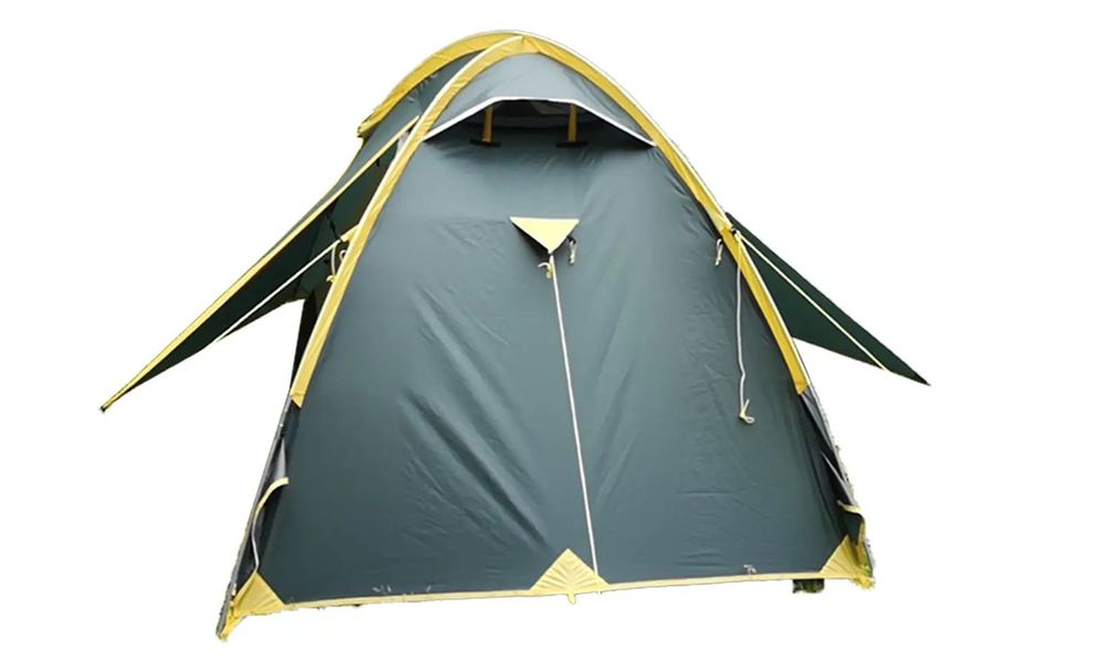3-місний намет Tramp Ranger 3 V2: двошаровий, Кількість місць: 3, Колір: Green/Yellow, зображення 3
