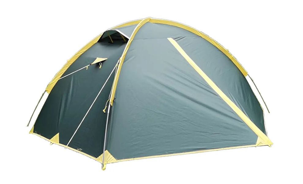 3-місний намет Tramp Ranger 3 V2: двошаровий, Кількість місць: 3, Колір: Green/Yellow, зображення 4