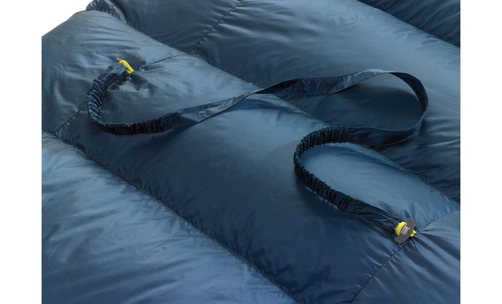 Демісезонний пуховий спальник Therm-a-Rest Hyperion -6C - Long до -6°C: з капюшоном, Максимальний зріст користувача: 198, Колір: Deep Pacific, Сторона застібки: ліва, зображення 5