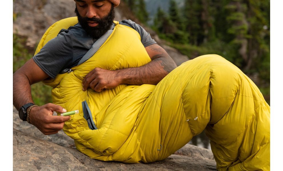 Спальник Therm-a-Rest Parsec -6C Regular, Максимальний зріст користувача: 183, Колір: Larch, Сторона застібки: ліва, зображення 8