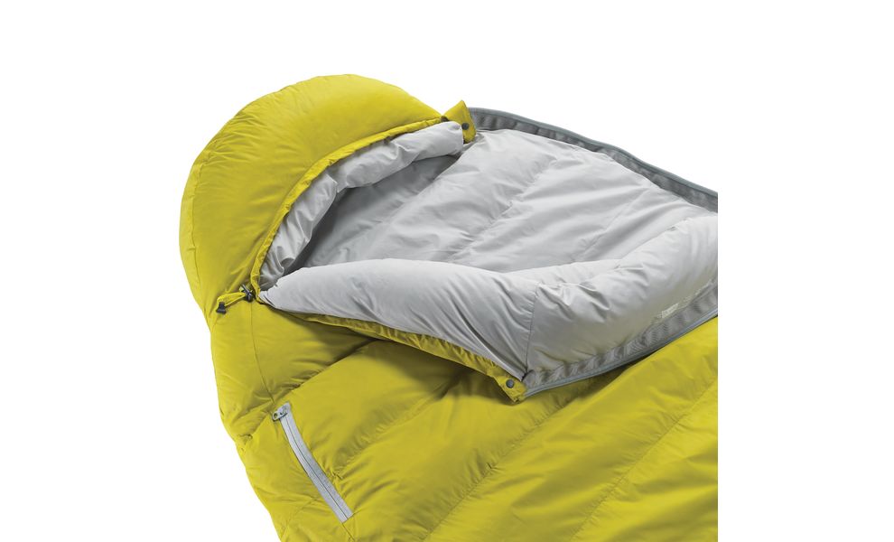 Демісезонний пуховий спальник Therm-a-Rest Parsec 0C - Regular до 0°C: з капюшоном, Максимальний зріст користувача: 183, Колір: Larch, Сторона застібки: ліва, зображення 4