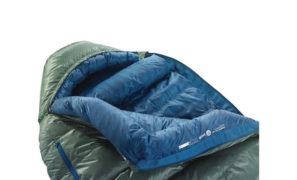 Спальник Therm-a-Rest Questar -18C Long, Максимальний зріст користувача: 198, Колір: Balsam, Сторона застібки: ліва, зображення 4