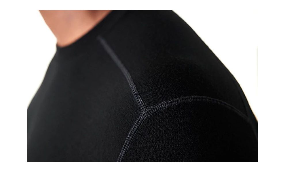 Термокофта чоловіча SmartWool Classic Termal Merino 250 Baselayer Crew - SW016350 (001/Black), Колір виробника: Black, Розмір виробника: L, зображення 4